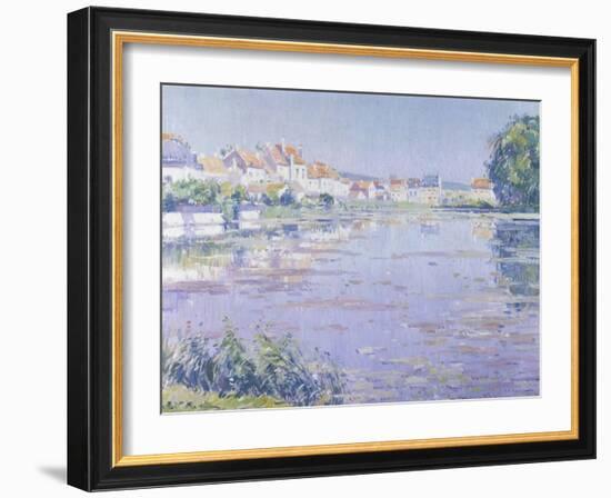 The Lake of Boitsfort, Houses of the Chausee de la Hulpe-Paul Mathieu-Framed Giclee Print