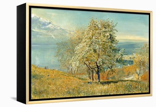 The Lake of Geneva, C.1880-1882-John William Inchbold-Framed Premier Image Canvas
