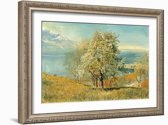 The Lake of Geneva, C.1880-1882-John William Inchbold-Framed Giclee Print