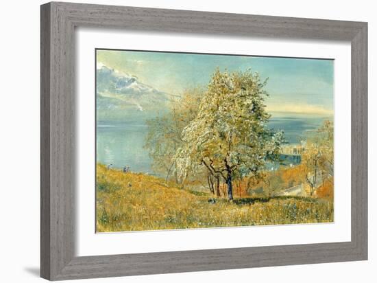 The Lake of Geneva, C.1880-1882-John William Inchbold-Framed Giclee Print