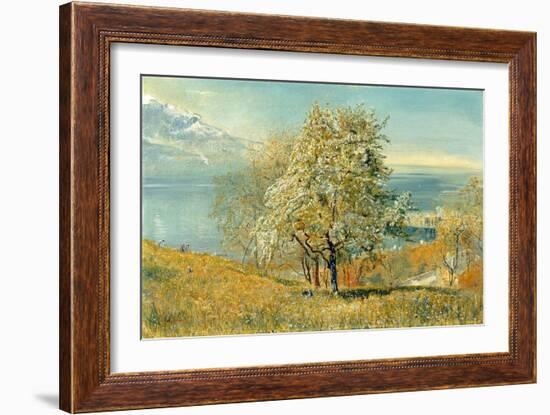 The Lake of Geneva, C.1880-1882-John William Inchbold-Framed Giclee Print