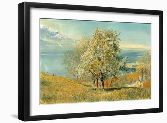 The Lake of Geneva, C.1880-1882-John William Inchbold-Framed Giclee Print