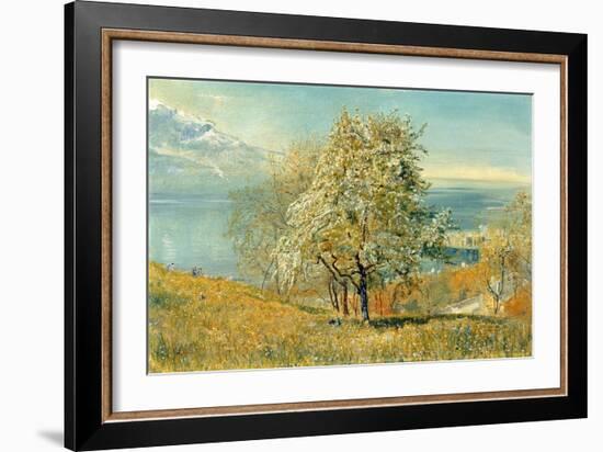 The Lake of Geneva, C.1880-1882-John William Inchbold-Framed Giclee Print
