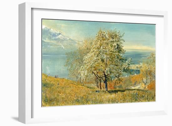 The Lake of Geneva, C.1880-1882-John William Inchbold-Framed Giclee Print