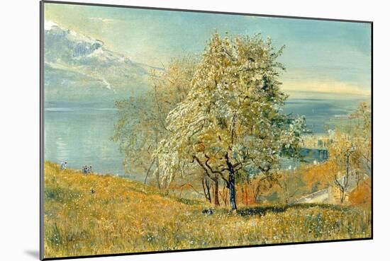 The Lake of Geneva, C.1880-1882-John William Inchbold-Mounted Giclee Print