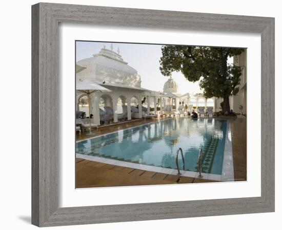 The Lake Palace Hotel on Lake Pichola, Udaipur, Rajasthan State, India-R H Productions-Framed Photographic Print