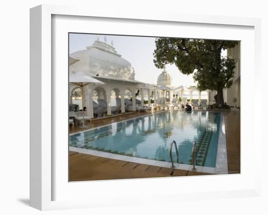 The Lake Palace Hotel on Lake Pichola, Udaipur, Rajasthan State, India-R H Productions-Framed Photographic Print