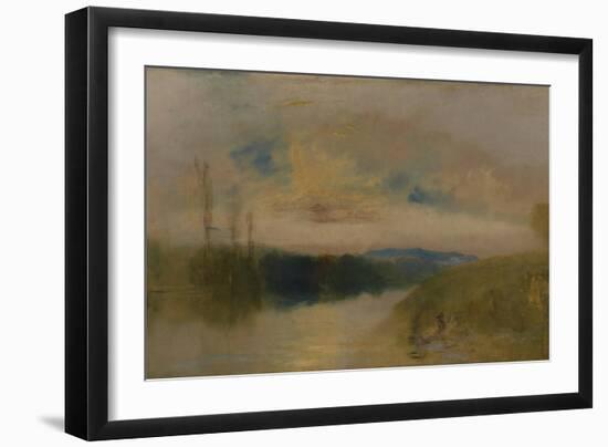 The Lake, Petworth, Sunrise-J. M. W. Turner-Framed Giclee Print
