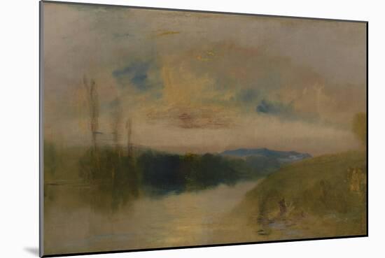 The Lake, Petworth, Sunrise-J. M. W. Turner-Mounted Giclee Print