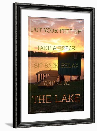 The Lake-Gail Peck-Framed Photo