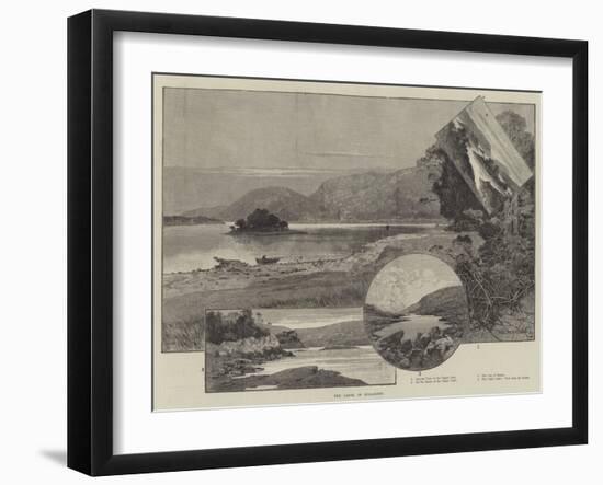 The Lakes of Killarney-Charles Auguste Loye-Framed Giclee Print