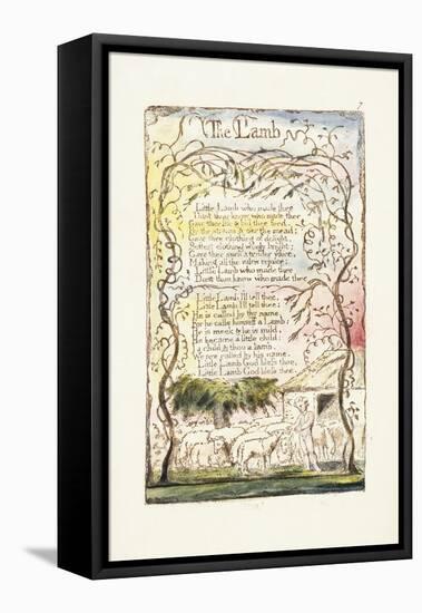 The Lamb, 1789-William Blake-Framed Premier Image Canvas