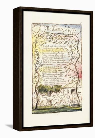 The Lamb, 1789-William Blake-Framed Premier Image Canvas