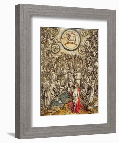 The Lamb of God Appears on Mount Sion, 1498-Albrecht Dürer-Framed Giclee Print