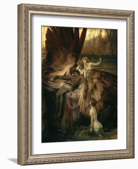 The Lament for Icarus-Herbert Draper-Framed Giclee Print