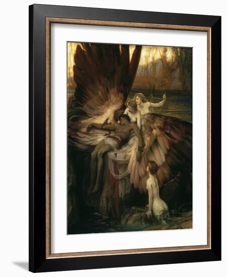 The Lament for Icarus-Herbert Draper-Framed Giclee Print