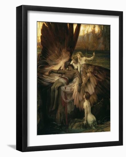 The Lament for Icarus-Herbert Draper-Framed Giclee Print