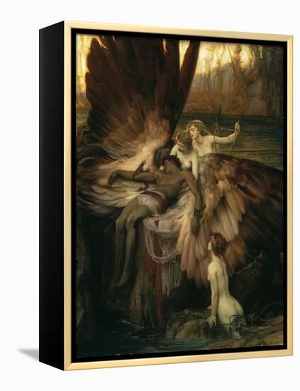 The Lament for Icarus-Herbert Draper-Framed Premier Image Canvas