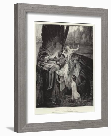 The Lament for Icarus-Herbert James Draper-Framed Giclee Print