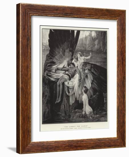 The Lament for Icarus-Herbert James Draper-Framed Giclee Print