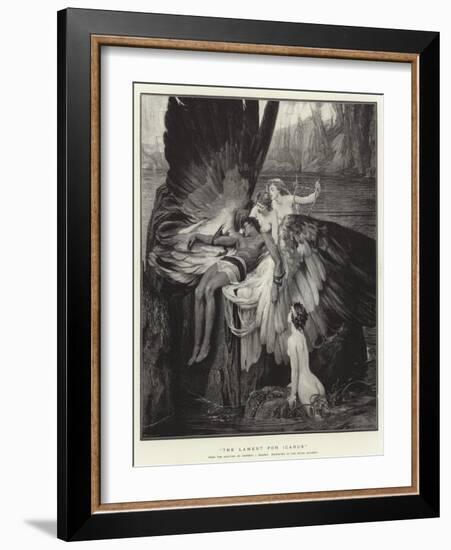 The Lament for Icarus-Herbert James Draper-Framed Giclee Print