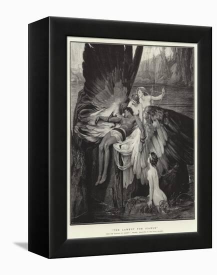 The Lament for Icarus-Herbert James Draper-Framed Premier Image Canvas