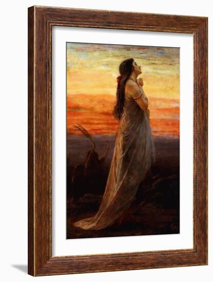 The Lament of Jephthah's Daughter, 1871-George Elgar Hicks-Framed Giclee Print