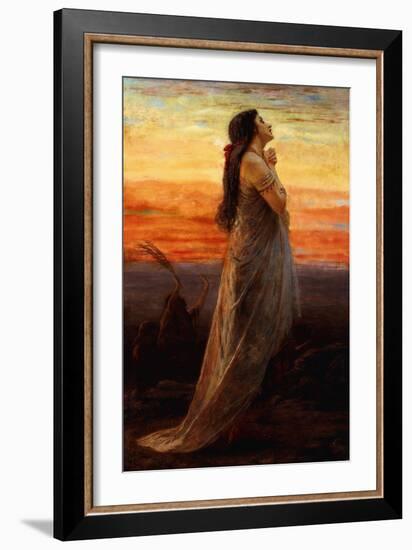 The Lament of Jephthah's Daughter, 1871-George Elgar Hicks-Framed Giclee Print