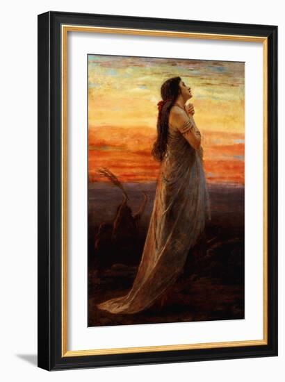 The Lament of Jephthah's Daughter, 1871-George Elgar Hicks-Framed Giclee Print