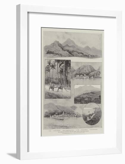 The Lamentable Hurricane in the West Indies, Scenes in the Leeward Islands-Joseph Holland Tringham-Framed Giclee Print