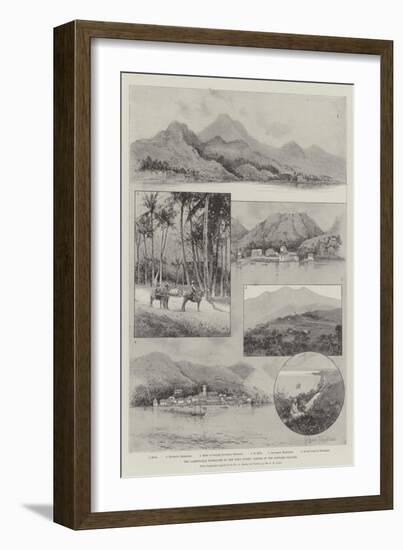 The Lamentable Hurricane in the West Indies, Scenes in the Leeward Islands-Joseph Holland Tringham-Framed Giclee Print