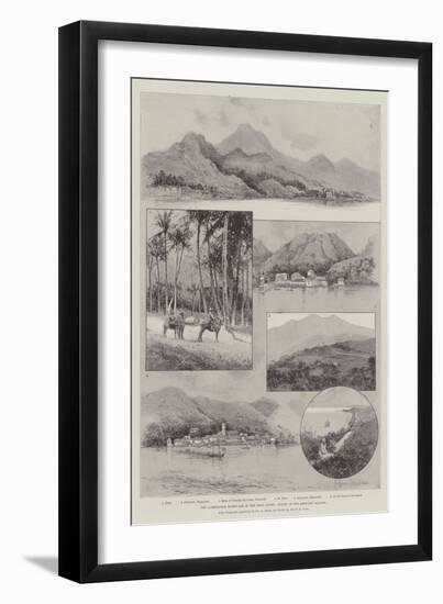 The Lamentable Hurricane in the West Indies, Scenes in the Leeward Islands-Joseph Holland Tringham-Framed Giclee Print