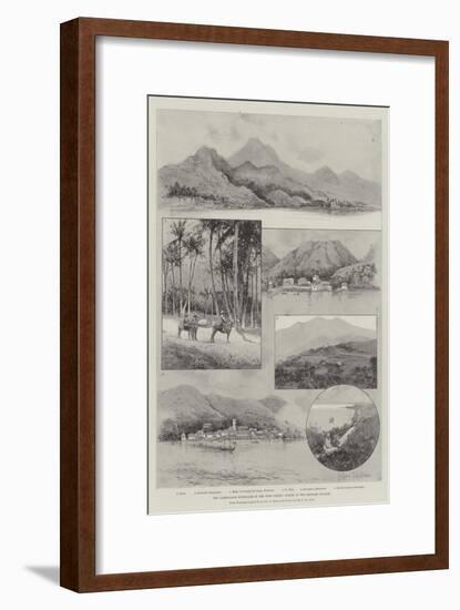 The Lamentable Hurricane in the West Indies, Scenes in the Leeward Islands-Joseph Holland Tringham-Framed Giclee Print