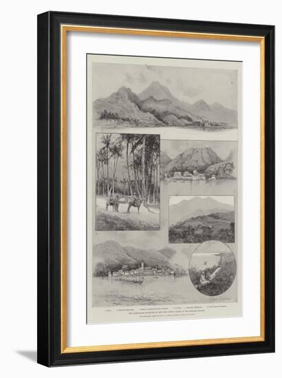 The Lamentable Hurricane in the West Indies, Scenes in the Leeward Islands-Joseph Holland Tringham-Framed Giclee Print