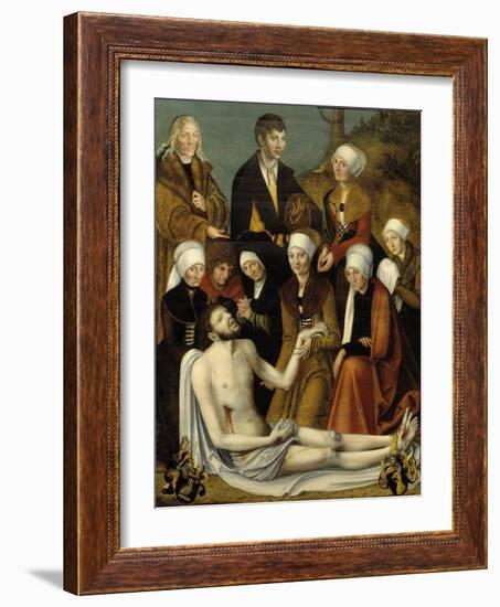 The Lamentation, c.1520-50-Lucas Cranach-Framed Giclee Print