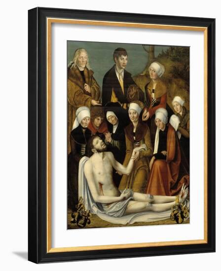 The Lamentation, c.1520-50-Lucas Cranach-Framed Giclee Print