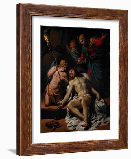 The Lamentation, C.1617-Alessandro Turchi-Framed Giclee Print