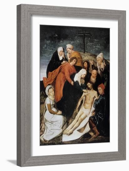 The Lamentation, C1479-Hugo van der Goes-Framed Giclee Print