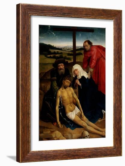 The Lamentation of Christ, C.1460-75-Rogier van der Weyden-Framed Giclee Print