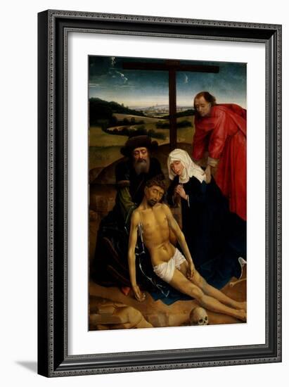 The Lamentation of Christ, C.1460-75-Rogier van der Weyden-Framed Giclee Print