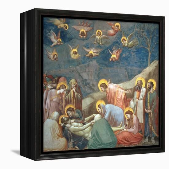 The Lamentation of Christ, circa 1305-Giotto di Bondone-Framed Premier Image Canvas