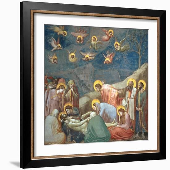 The Lamentation of Christ, circa 1305-Giotto di Bondone-Framed Giclee Print