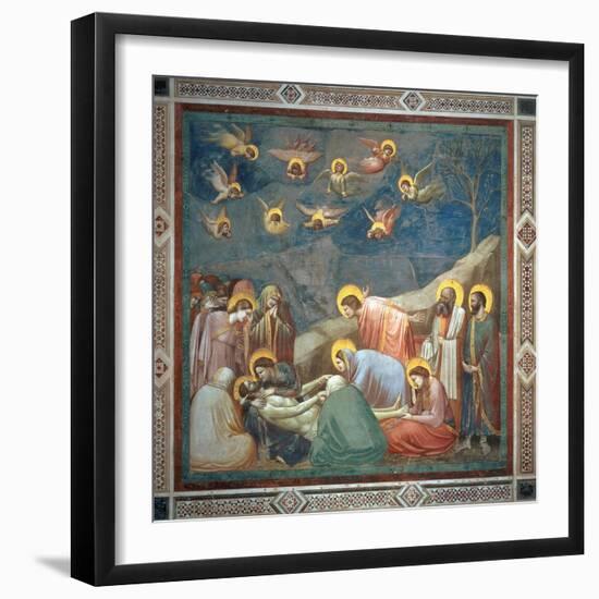 The Lamentation of Christ, circa 1305-Giotto di Bondone-Framed Giclee Print