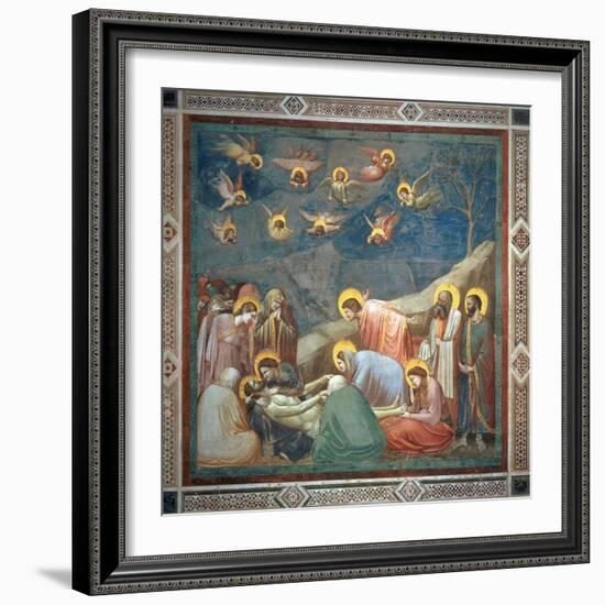 The Lamentation of Christ, circa 1305-Giotto di Bondone-Framed Giclee Print