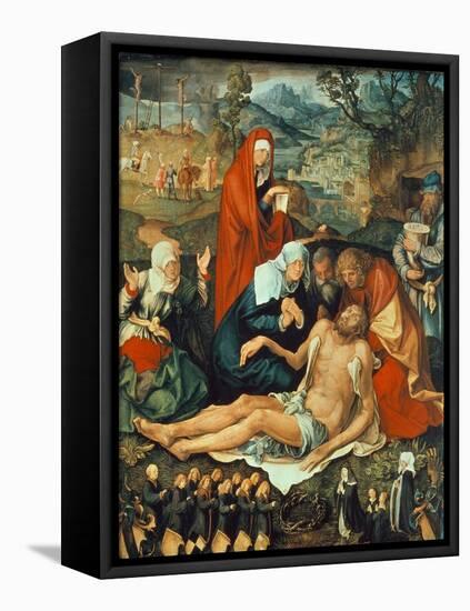 The Lamentation of Christ (Holzschuherische Beweinung)-Albrecht Dürer-Framed Premier Image Canvas