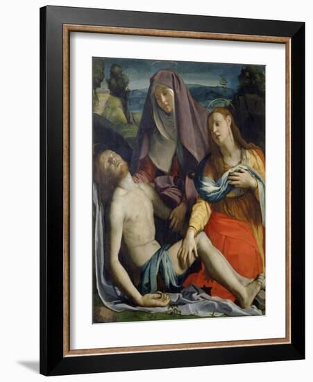 The Lamentation of Christ (Pieta), C. 1530-Agnolo Bronzino-Framed Giclee Print