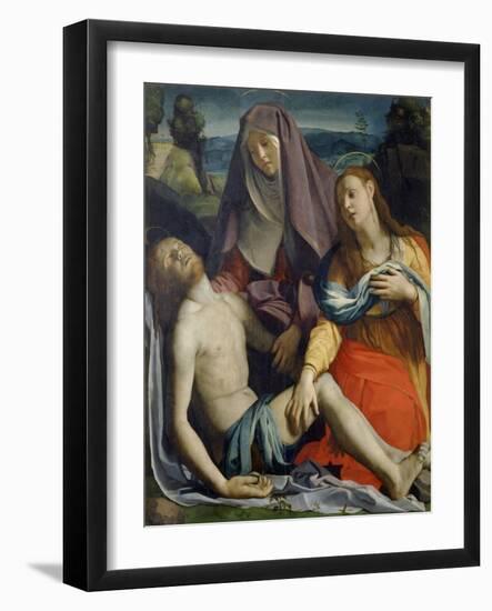 The Lamentation of Christ (Pieta), C. 1530-Agnolo Bronzino-Framed Giclee Print