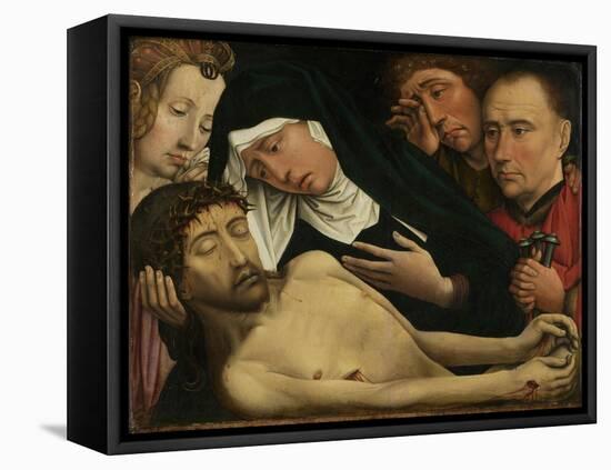 The Lamentation over Christ, C. 1510-Colijn de Coter-Framed Premier Image Canvas