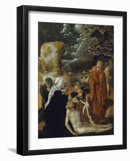 The Lamentation over Christ-Ulrich Apt the Elder-Framed Giclee Print