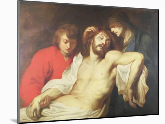 The Lamentation over the Dead Christ with the Virgin and St. John-Peter Paul Rubens-Mounted Giclee Print